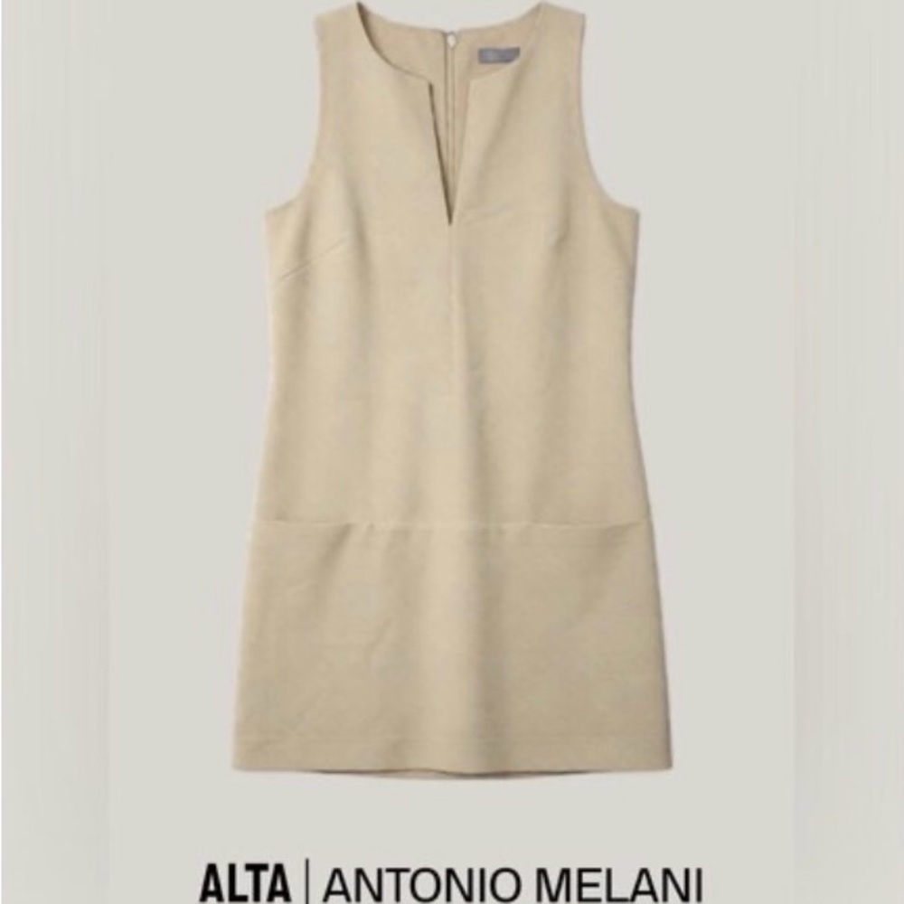 ANTONIO MELANI Cream Mini Dress